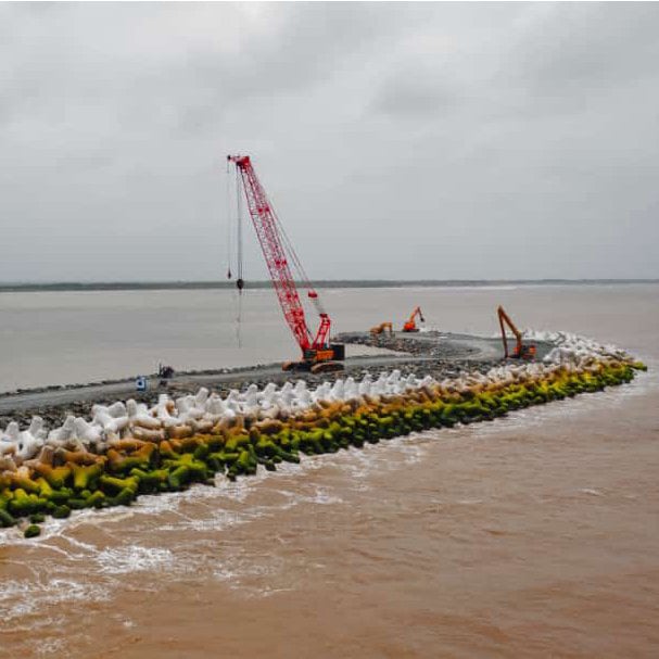 Development of fishery Harbour at Navabandar Dist/Gir Somnath Part - A ( Marine Structure) and Part-B (Dredging)