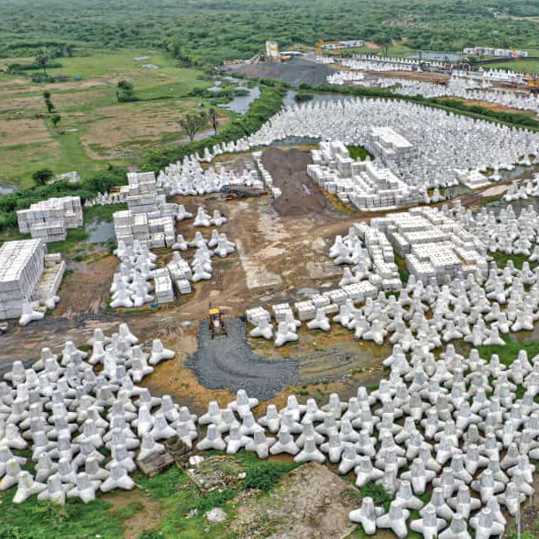 Development of fishery Harbour at Navabandar Dist/Gir Somnath Part - A ( Marine Structure) and Part-B (Dredging)
