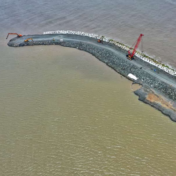 Development of fishery Harbour at Navabandar Dist/Gir Somnath Part - A ( Marine Structure) and Part-B (Dredging)