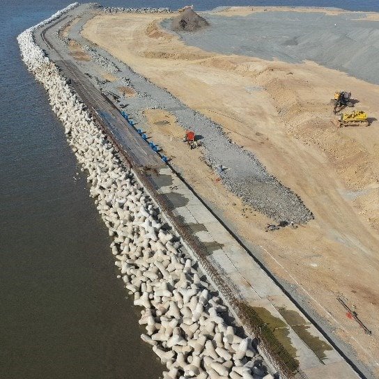 Development of fishery Harbour at Navabandar Dist/Gir Somnath Part - A ( Marine Structure) and Part-B (Dredging)