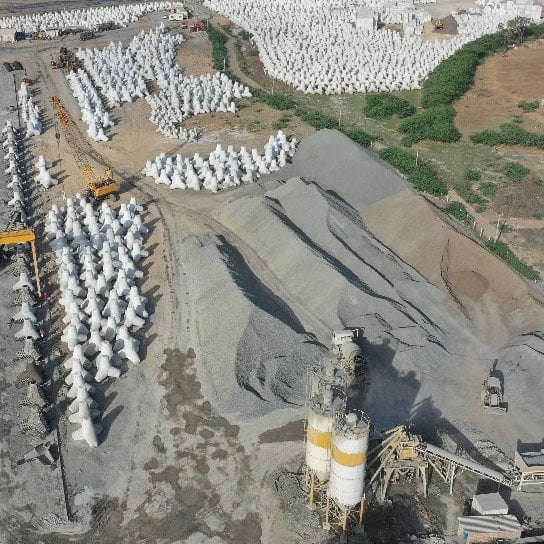 Development of fishery Harbour at Navabandar Dist/Gir Somnath Part - A ( Marine Structure) and Part-B (Dredging)