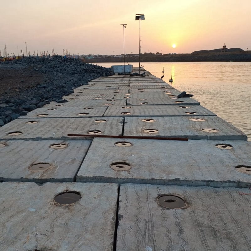 Development of fishery Harbour at Navabandar Dist/Gir Somnath Part - A ( Marine Structure) and Part-B (Dredging)