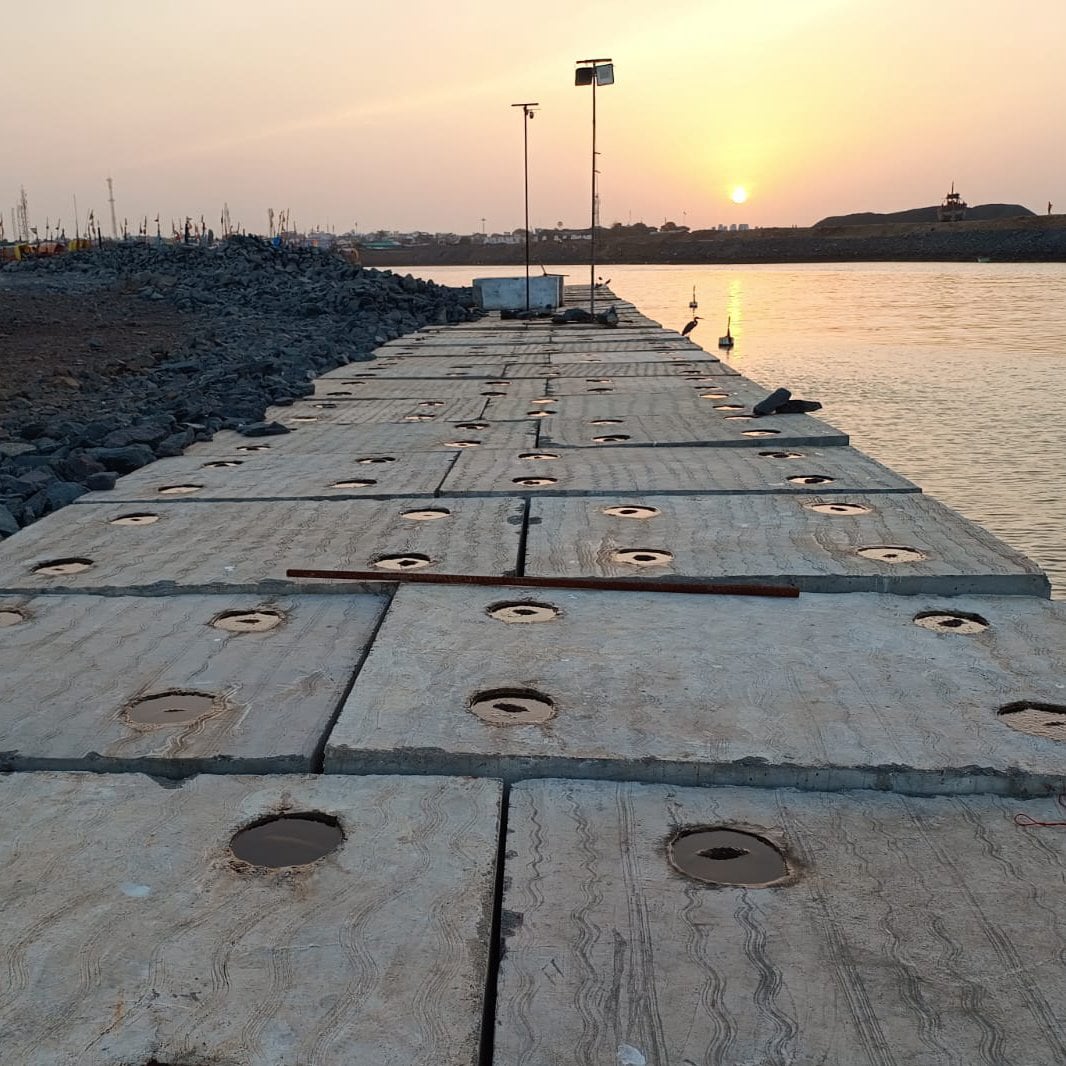 Development of fishery Harbour at Navabandar Dist/Gir Somnath Part - A ( Marine Structure) and Part-B (Dredging)