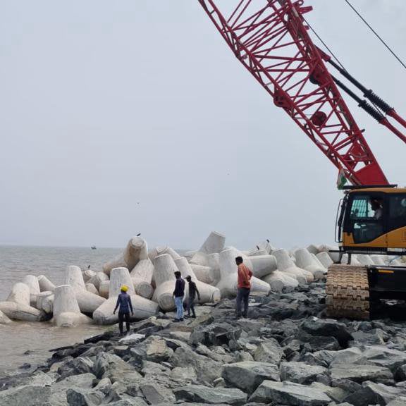 Development of fishery Harbour at Navabandar Dist/Gir Somnath Part - A ( Marine Structure) and Part-B (Dredging)